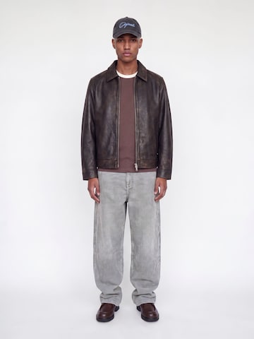 JACK & JONES Baggy Broek 'JPSTAlex Original' in Blauw