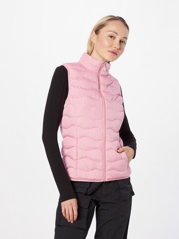 Gilet di EA7 Emporio Armani in rosa: frontale