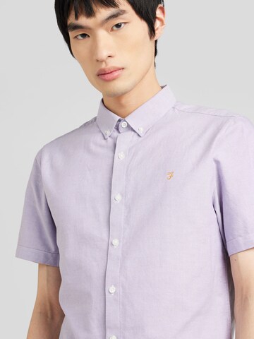 Coupe slim Chemise 'BREWER' FARAH en violet