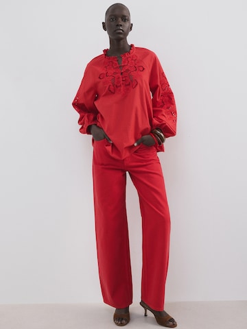 MANGO Blúzka 'BETTY' - Červená: predná strana