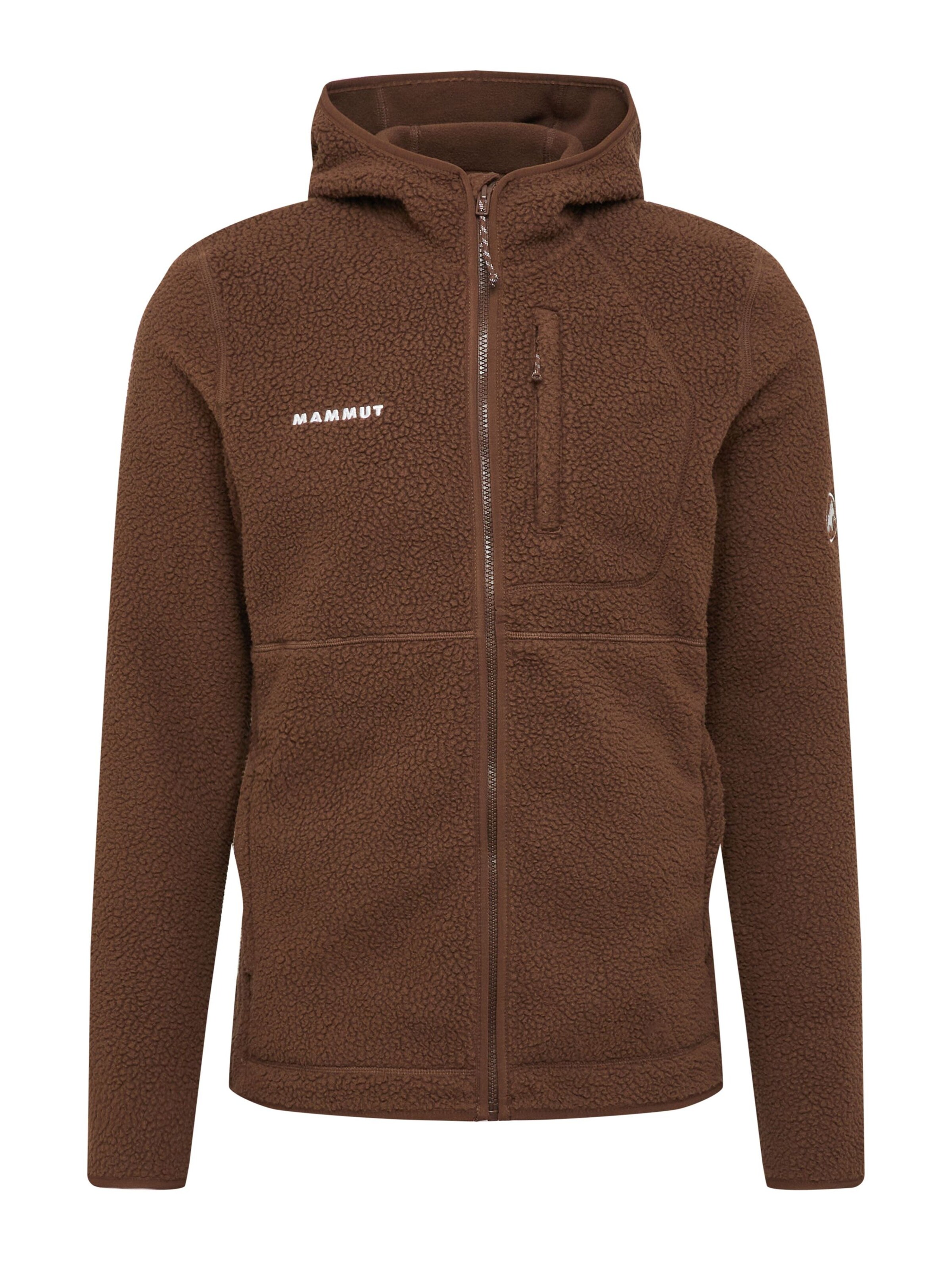 MAMMUT Fleecejacke  'Falera Pro ML' in Braun: Vorderseite