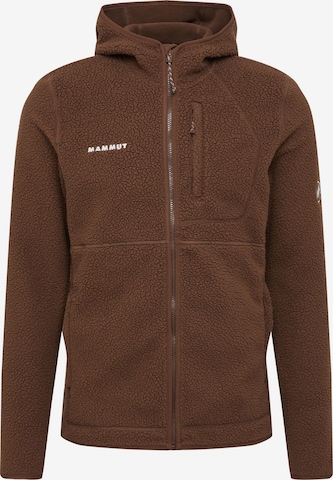 MAMMUT Fleecejacke 'Falera Pro ML' in Braun: Vorderseite