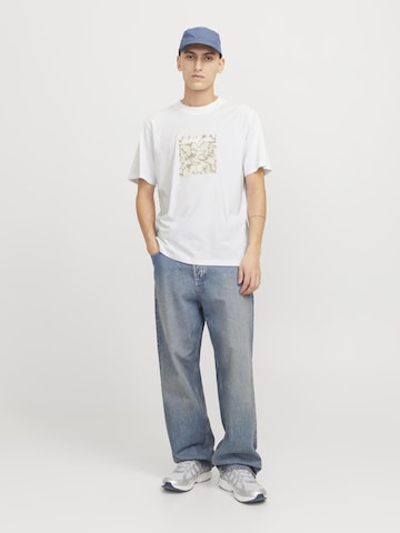 T-Shirt 'JCOTARMAC' JACK & JONES en blanc