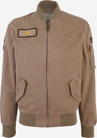 pilka Schott NYC Demisezoninė striukė: priekis