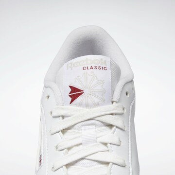 Reebok Platform trainers 'Club C 85 Vegan' in White