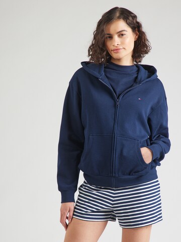 TOMMY HILFIGER Sweatjacke in Blau: Vorderseite
