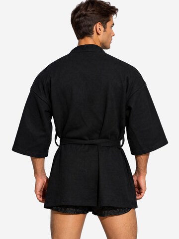 BIMONI Short Bathrobe in Black