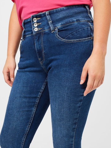 ONLY Carmakoma Skinny Jeans 'ANNA' in Blue