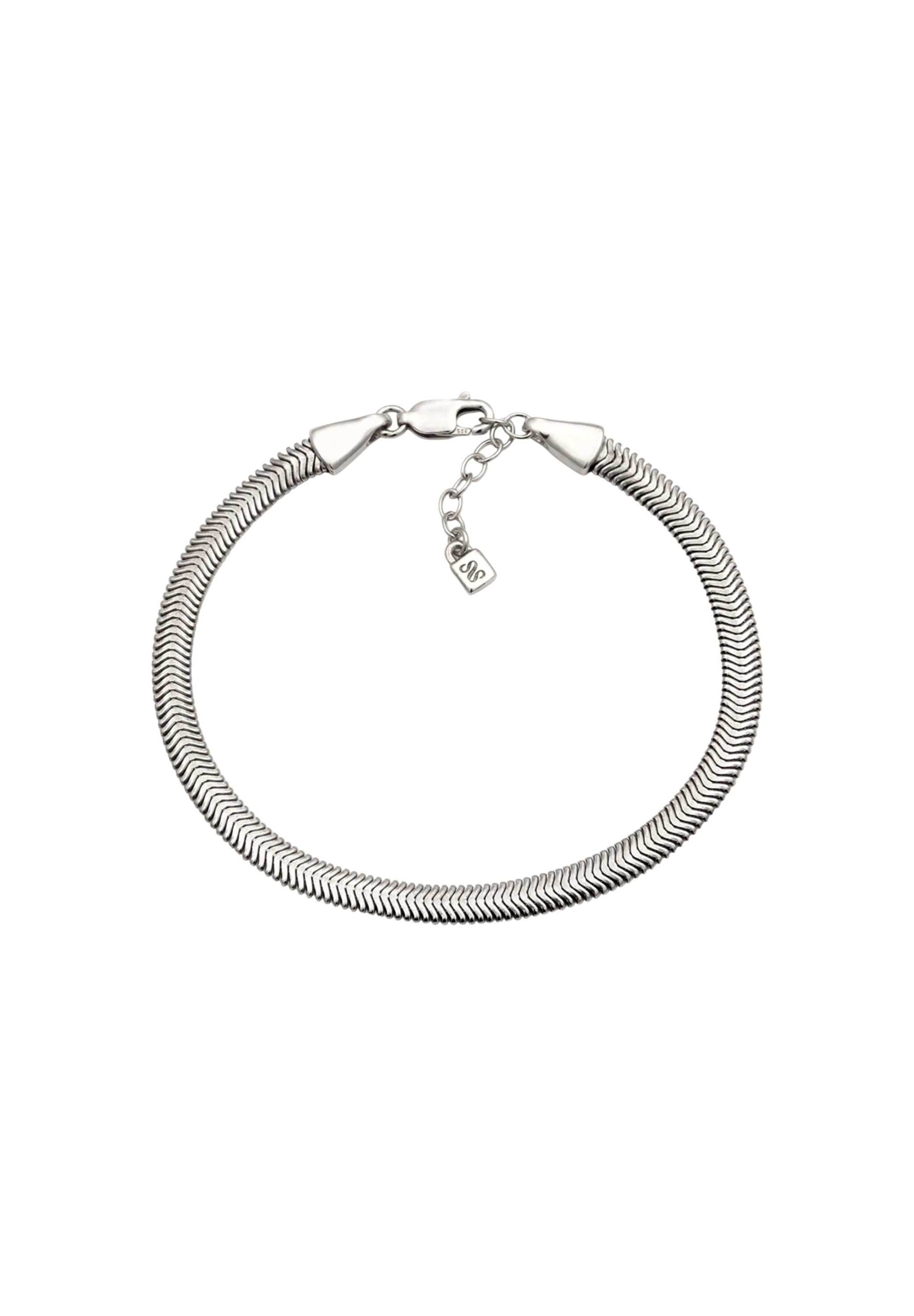 Bracelet 'Schlangenkette' Stilnest en argent