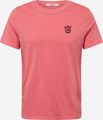 T-Shirt 'TOMMY' Zadig & Voltaire en rose : devant