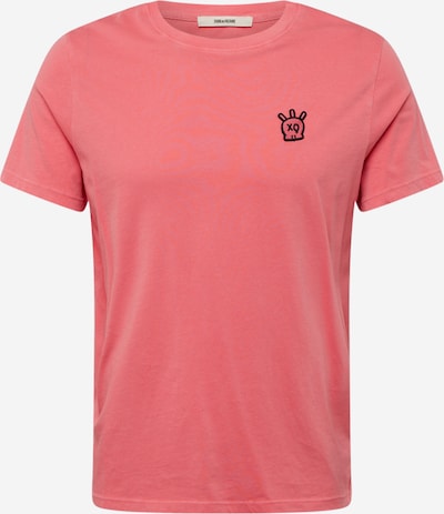 Zadig & Voltaire Μπλουζάκι 'TOMMY' σε ανοικτό ροζ / μαύρο, Άποψη προϊόντος