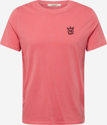 Zadig & Voltaire Shirt 'TOMMY' in Roze: voorkant