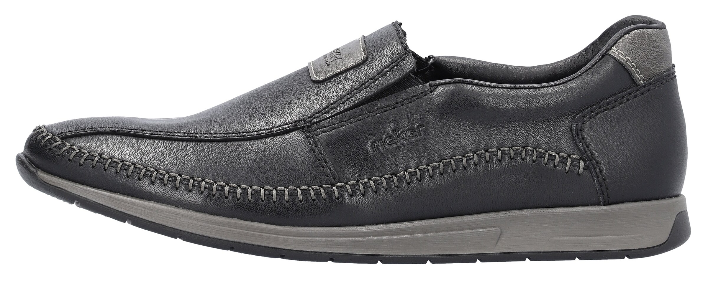 Rieker Mokassin in Schwarz