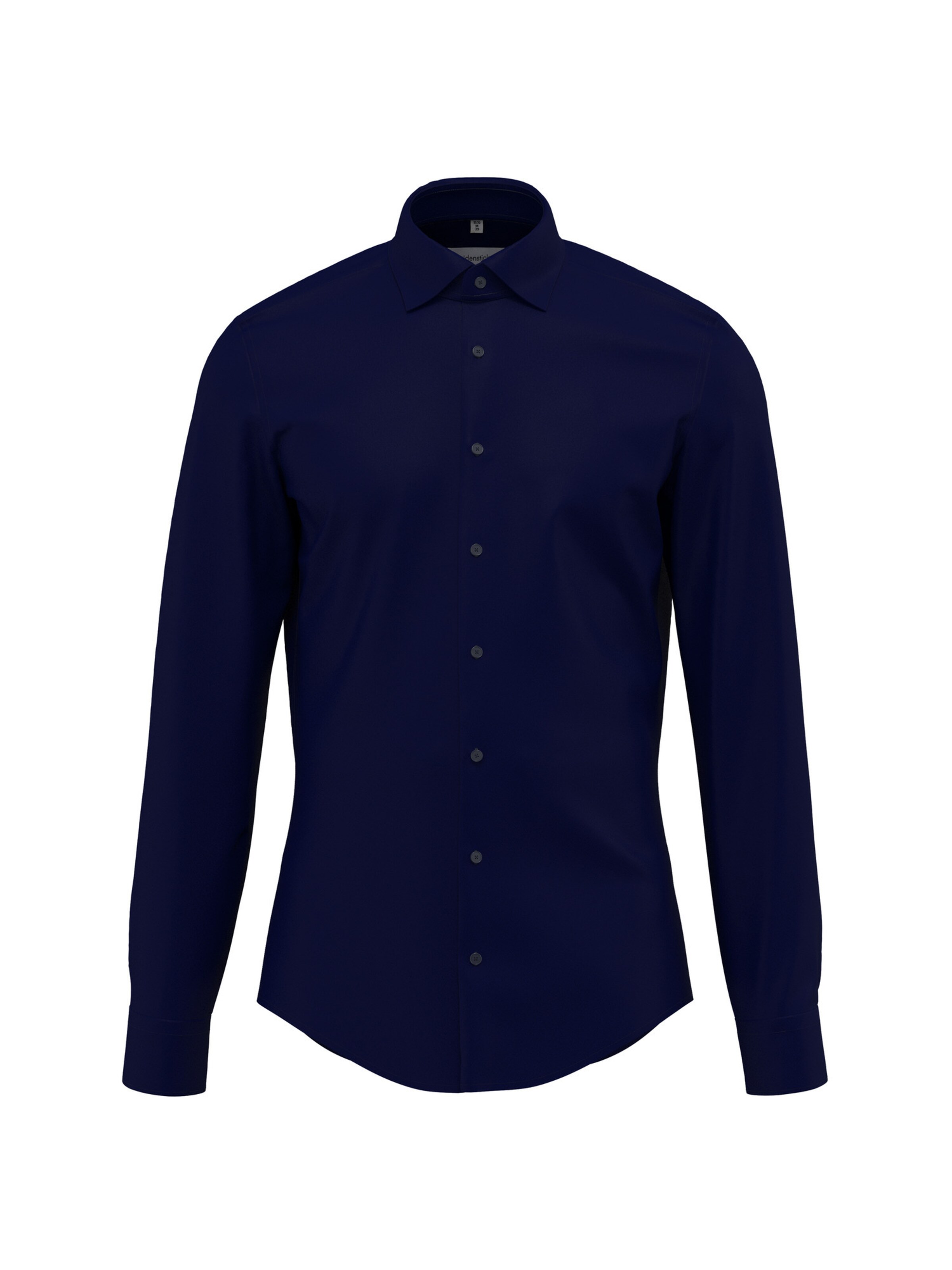 SEIDENSTICKER Zakelijk overhemd in Blauw: voorkant