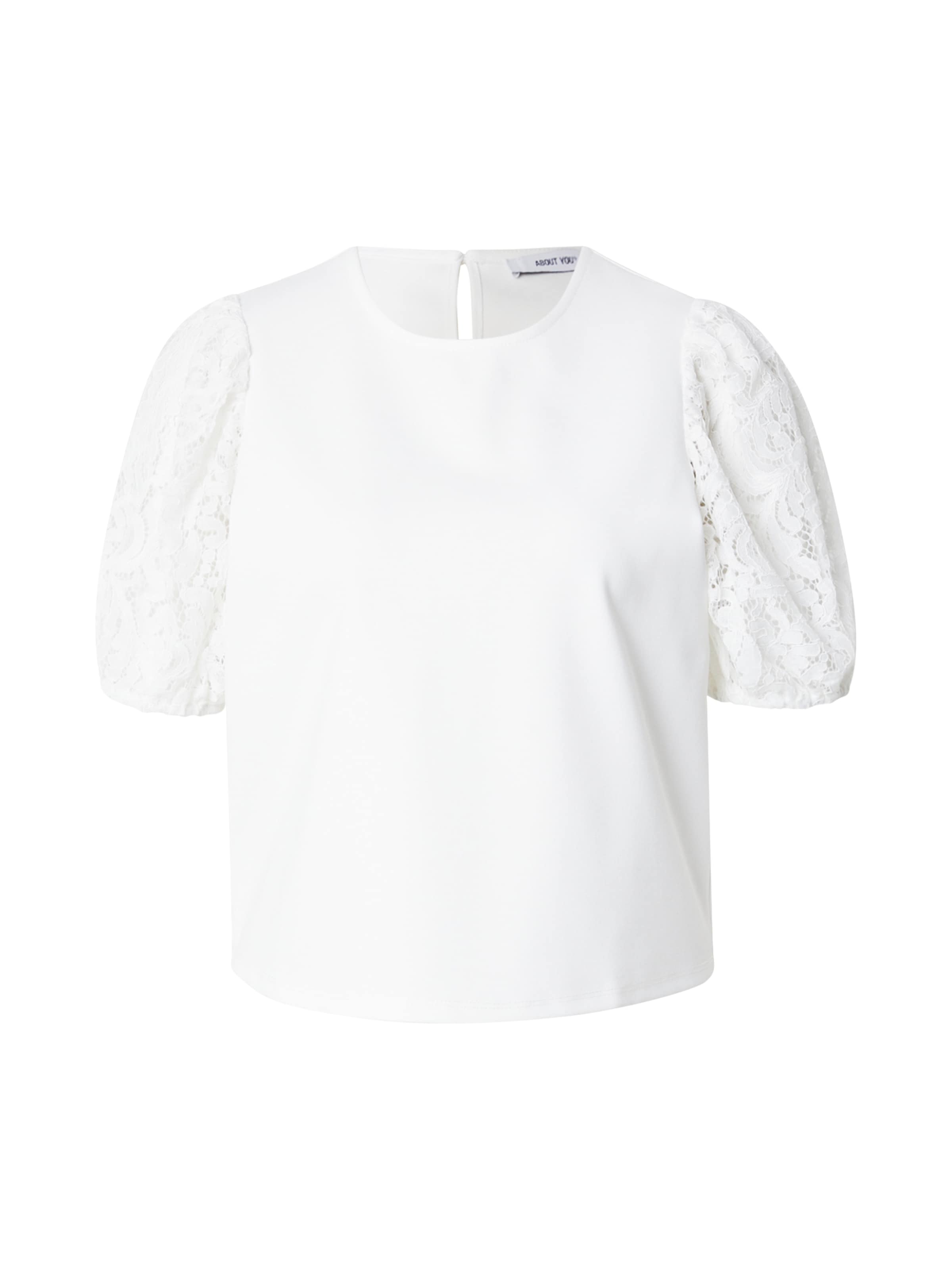 balta ABOUT YOU Marškinėliai 'Charlotta': priekis