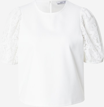 T-shirt 'Charlotta' ABOUT YOU en blanc : devant
