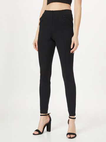 Wallis Skinny Leggings in Black: front