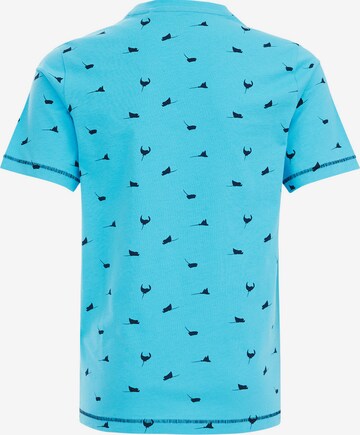 T-Shirt WE Fashion en bleu