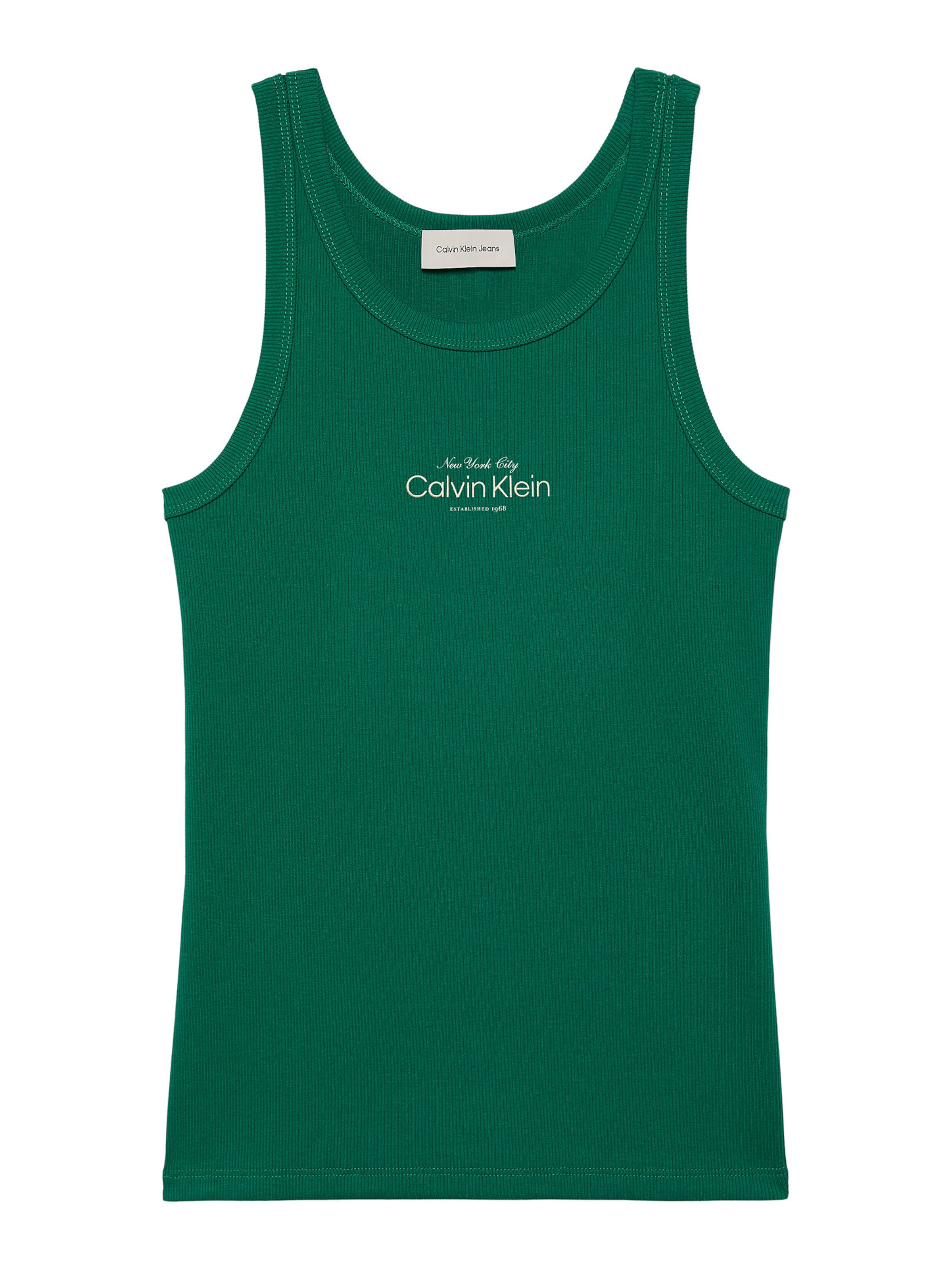 Calvin Klein Jeans Top in Green: front