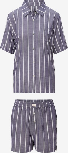 LingaDore Pijama en L en gris / blanco, Vista del producto