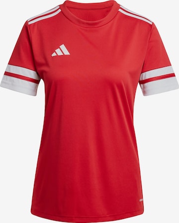 Maillot 'Squadra 25' ADIDAS PERFORMANCE en rouge : devant