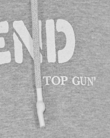 TOP GUN Sweatshirt in Grau