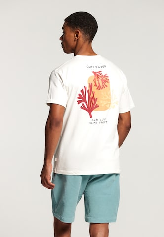 T-Shirt 'D'azur' Shiwi en blanc