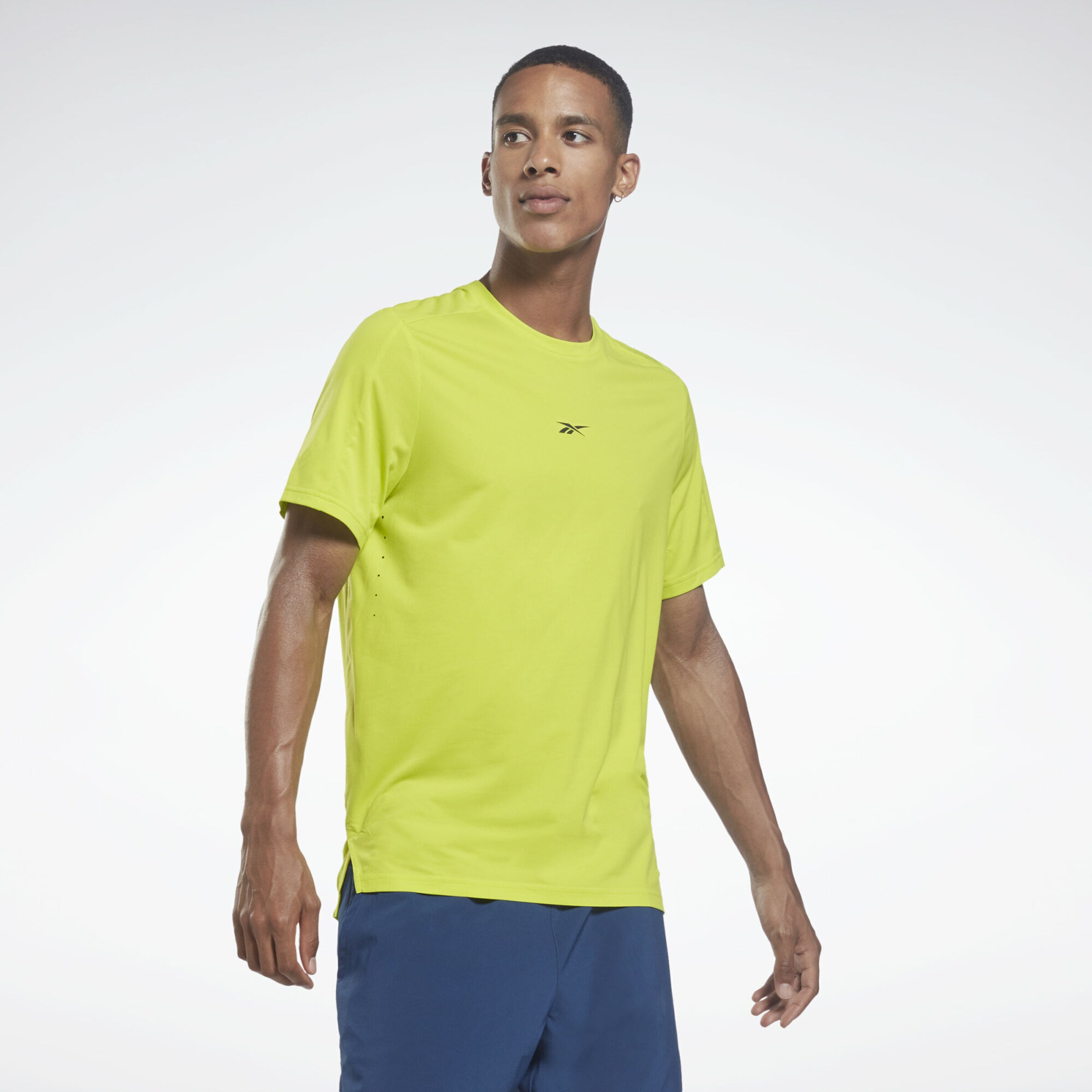 Männer Sportarten Reebok Sport Funktionsshirt in Neongelb - HY48921 Männer Sportarten Reebok Sport Funktionsshirt in Neongelb - HY48921