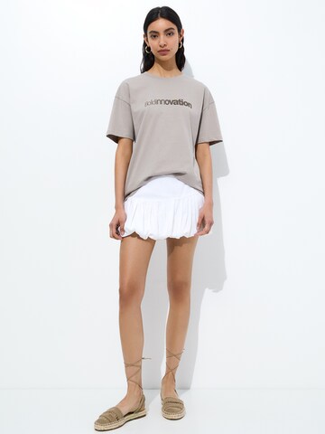 Pull&Bear Tričko – šedá