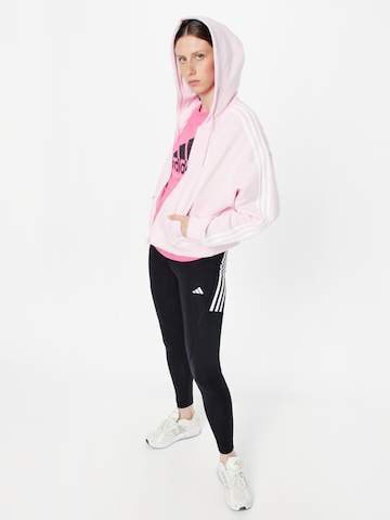 ADIDAS SPORTSWEAR Sports sweat jacket 'Essentials 3-Stripes French Terry ' in Pink