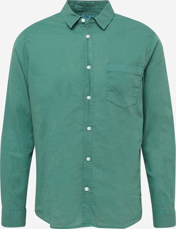 Cotton On Button Up Shirt 'ASHBY' in Green: front
