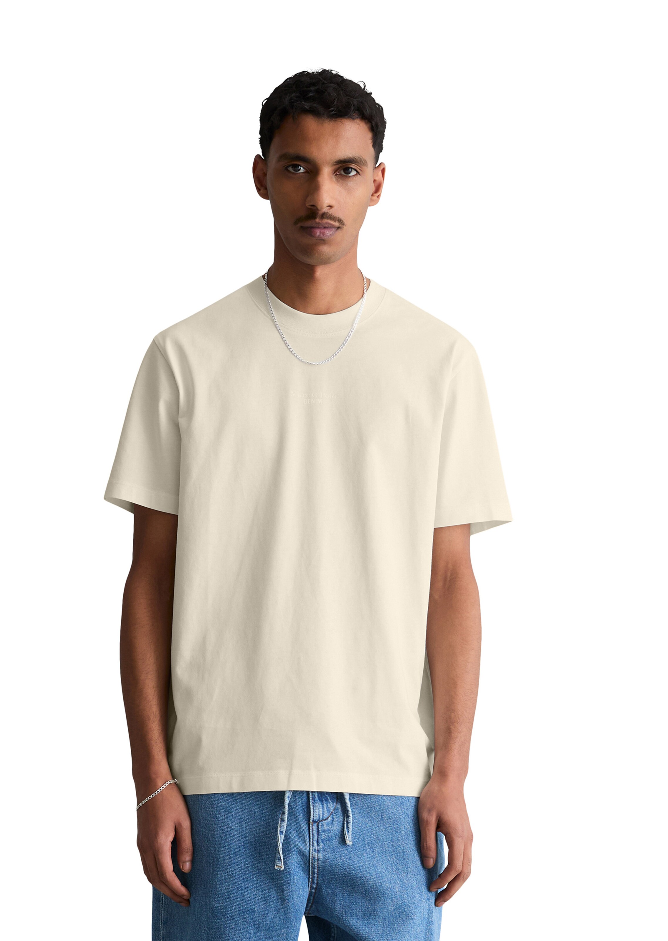 T-Shirt Marc O'Polo DENIM en beige : devant
