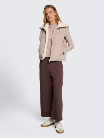 TOM TAILOR DENIM Wide Leg Hose in Braun