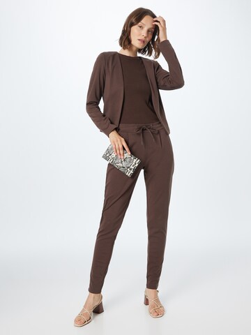 ICHI Tapered Trousers 'KATE' in Brown