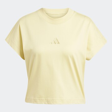 ADIDAS SPORTSWEAR Performance shirt 'ALL SZN' in Yellow: front