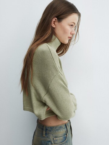 Pull-over 'Ricotta' MANGO en vert