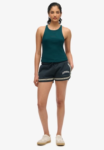 Superdry Top 'Essential Racer' in Groen