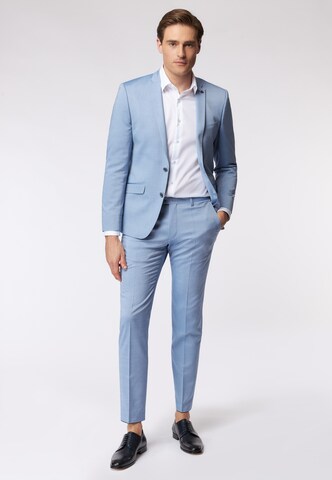 ROY ROBSON Slim fit Suit 'IM SLIM FIT' in Blue: front