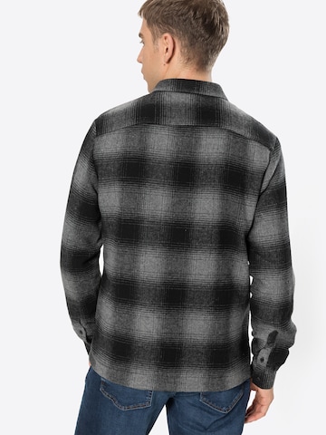 River Island Regular Fit Hemd 'Buffalo' in Schwarz