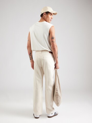 Tommy Jeans Обычный Штаны в Бежевый: сзади