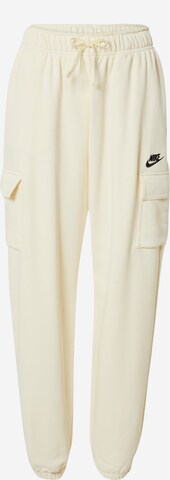 Pantalon cargo 'Club Fleece' Nike Sportswear en beige : devant