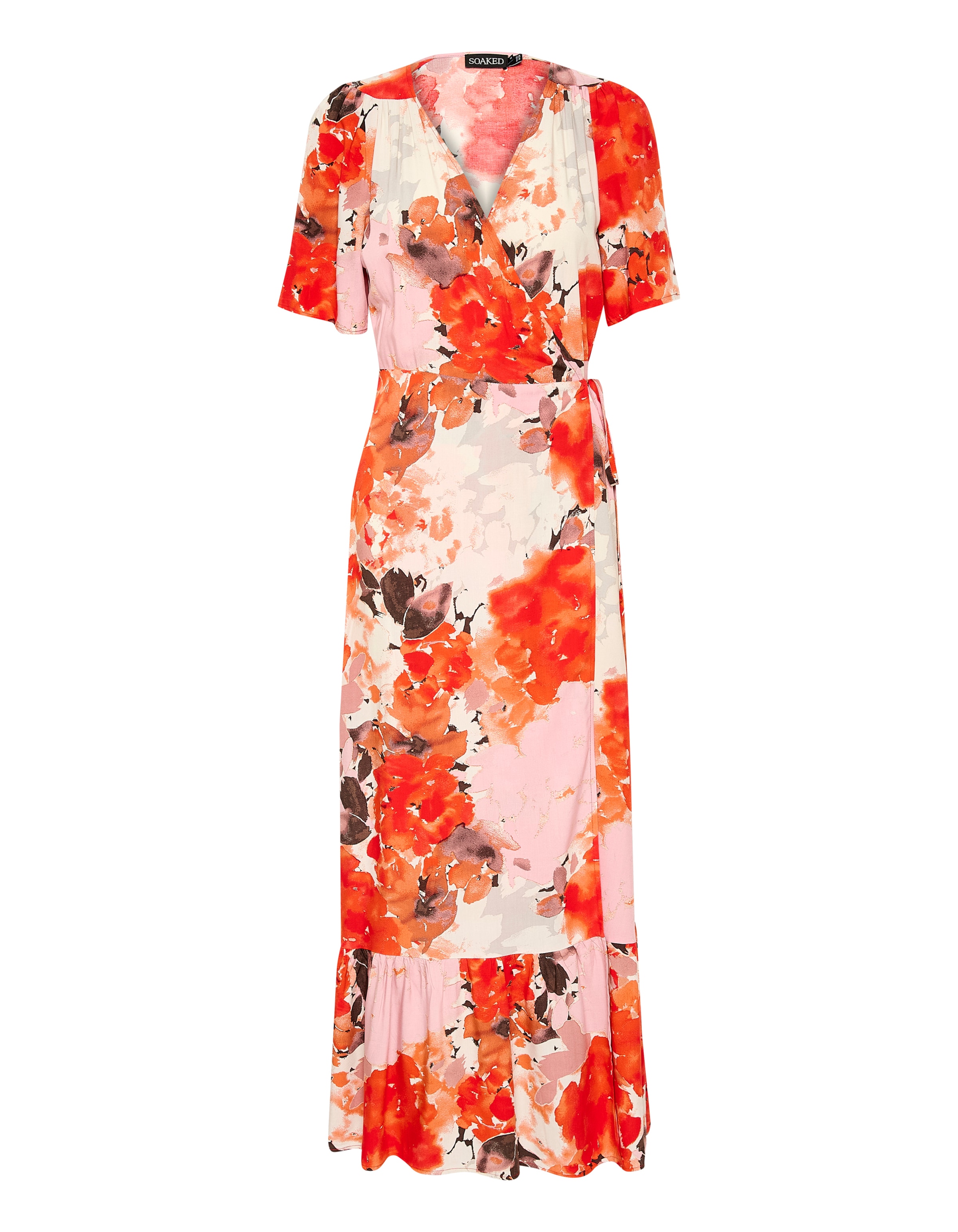 SOAKED IN LUXURY Dress in Orange: front