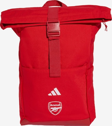 ADIDAS PERFORMANCE - Mochila deportiva 'FC Arsenal' en rojo: frente