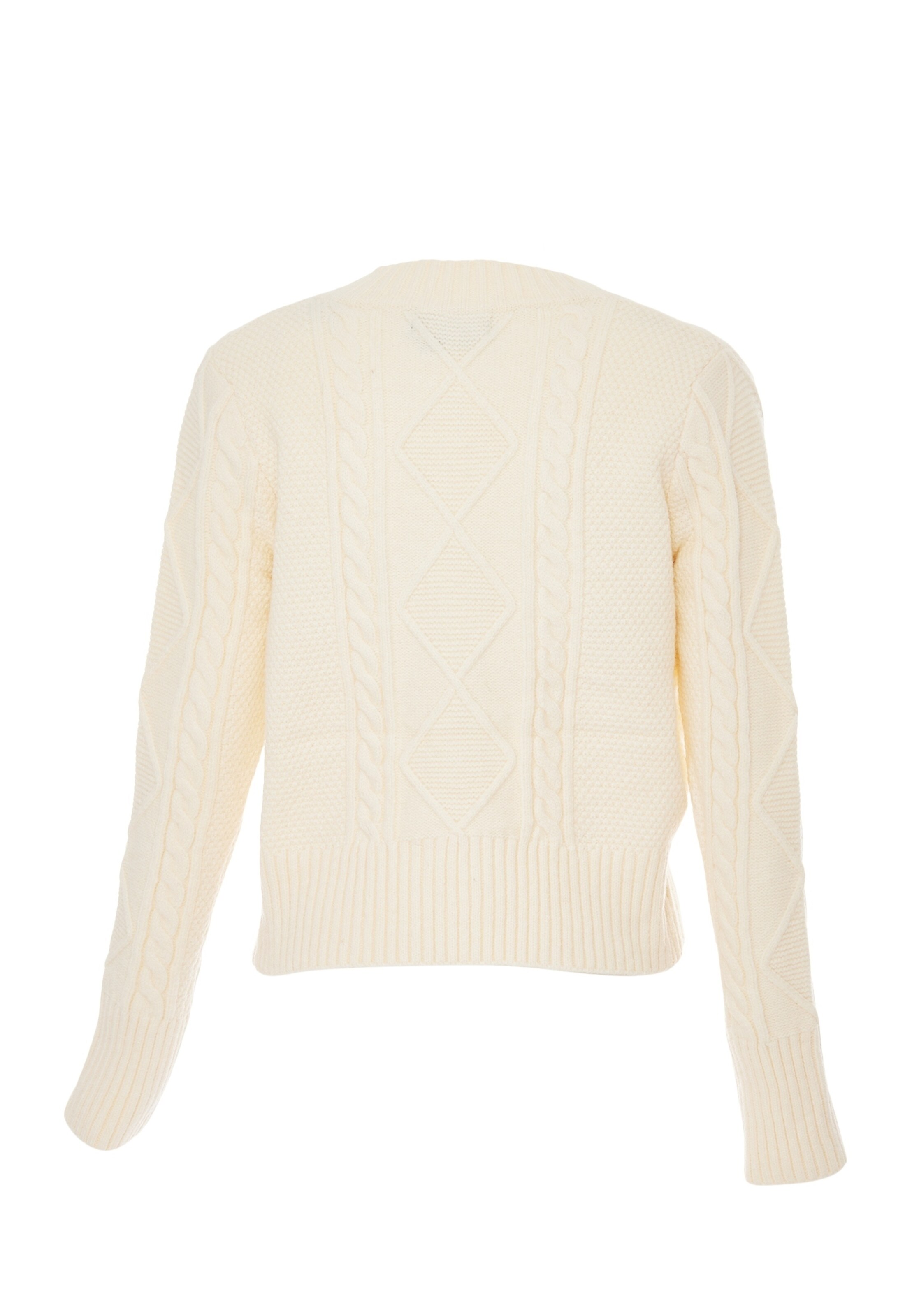 CARNEA - Casaco de malha em branco