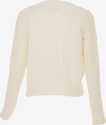 Cardigan CARNEA en blanc