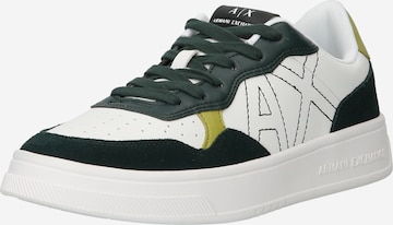 Sneaker bassa di ARMANI EXCHANGE in bianco: frontale