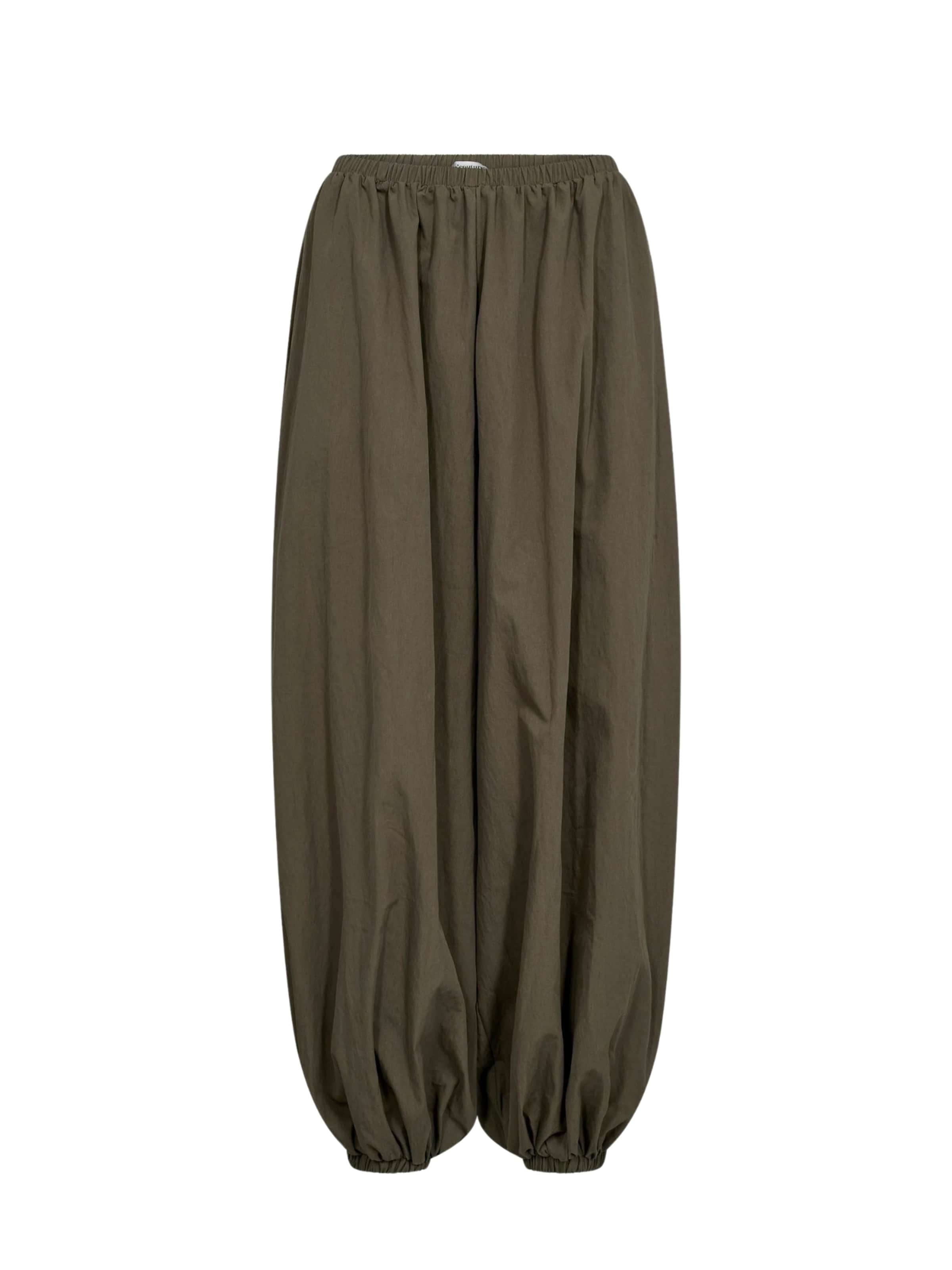 Tapered Pantaloni modello harem 'Acasia' di co'couture in verde: frontale