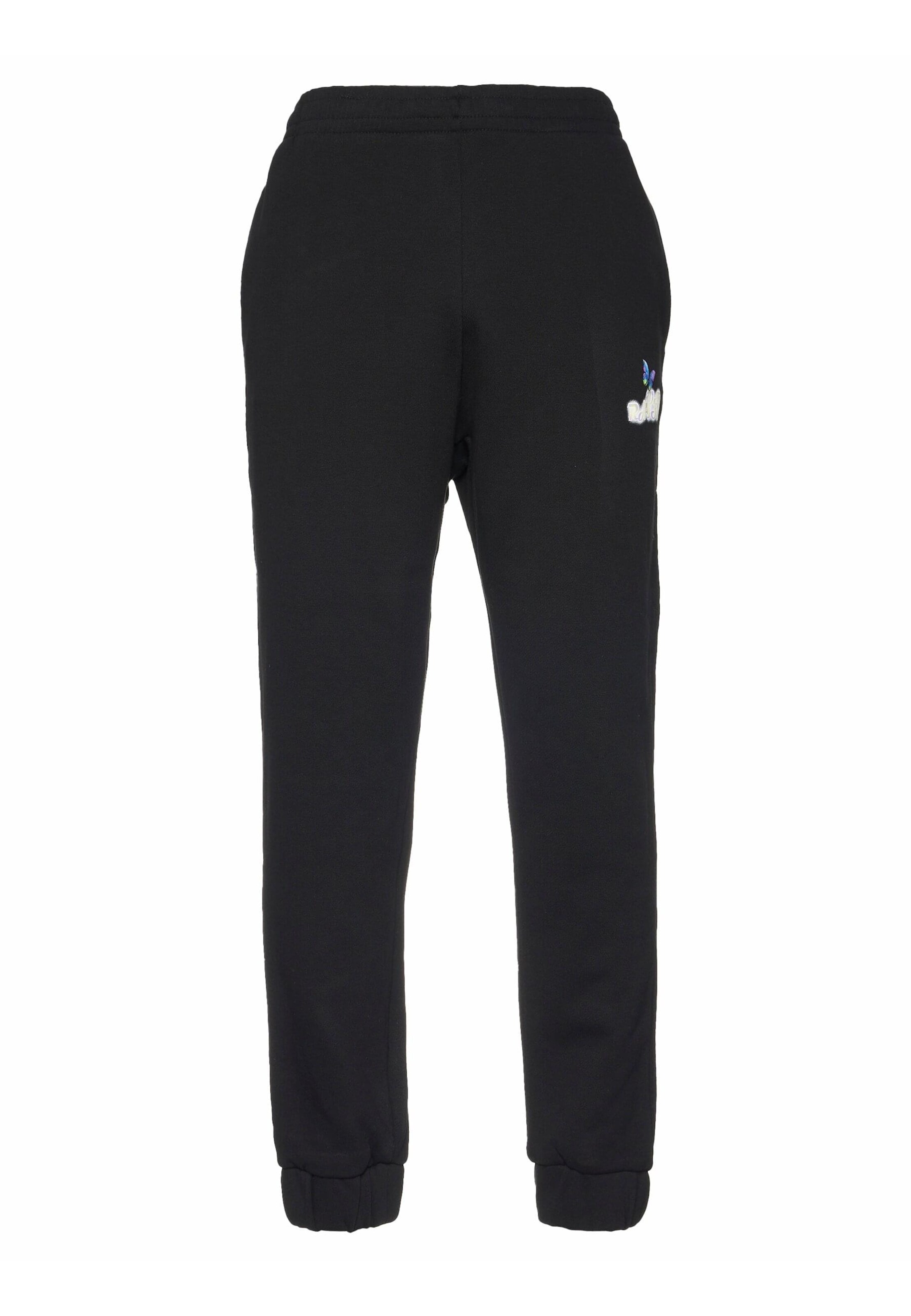 Just Rhyse Tapered Broek in Zwart: voorkant