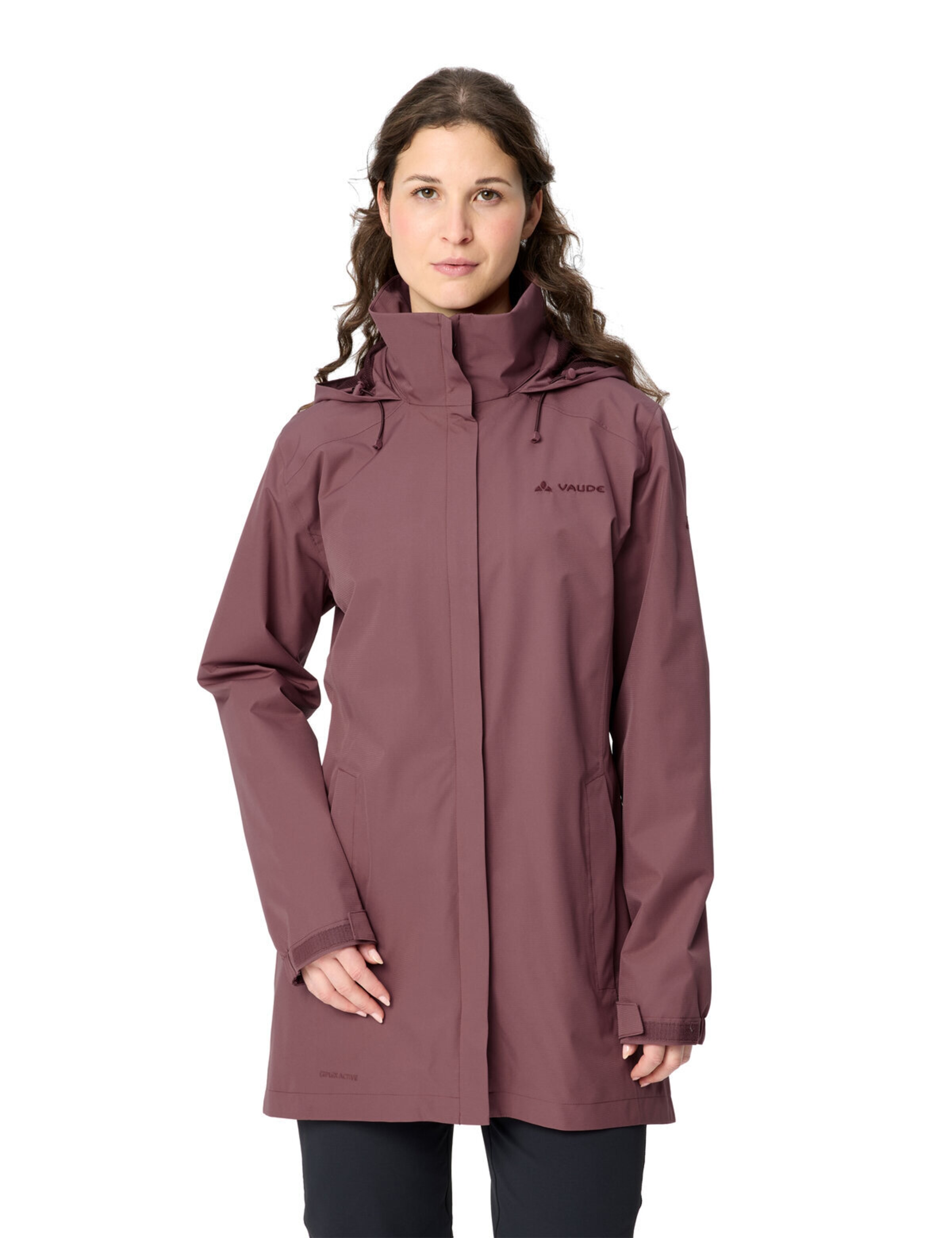 VAUDE Outdoorparka 'Escape' in Rot: Vorderseite
