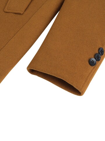 ALLTHEMEN Winter Coat 'Winterruhe' in Brown